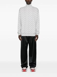 Balenciaga Coltrui met intarsia logo - Grijs
