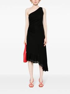 TWINSET Jurk met gedrapeerd detail - Zwart