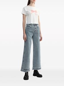 toutacoup tout a coup Gerafelde jeans - Blauw