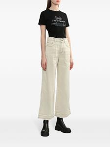 toutacoup tout a coup Gerafelde jeans - Beige