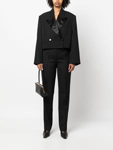 acnestudios Acne Studios Mid waist pantalon - Zwart