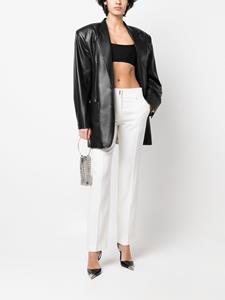 Givenchy Pantalon met logoplakkaat - Wit