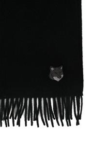 maisonkitsuné Maison Kitsuné Wollen sjaal - Zwart