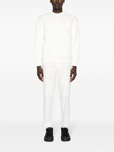 neilbarrett Neil Barrett Scuba-jersey sweater met bliksemflitsprint - Wit