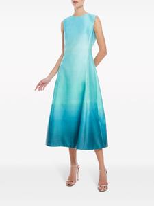 Leo Lin Cleo midi-jurk met ombré - Blauw