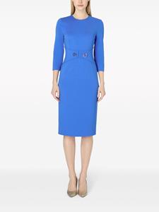JANE Sadie jersey jurk - Blauw