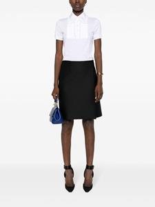 Dolce & Gabbana lace-trim polo shirt - Wit