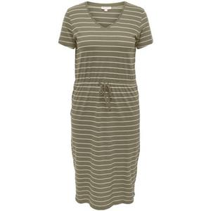 ONLY CARMAKOMA Jerseykleid CARMAY S/S V-NECK CALF DRESS JRS