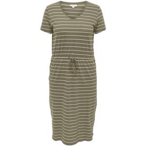 ONLY CARMAKOMA Jerseyjurk CARMAY S/S V-NECK CALF DRESS JRS