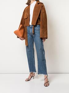 KHAITE Mid waist jeans - Blauw