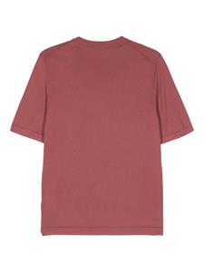 Boglioli Fijngebreid T-shirt - Rood