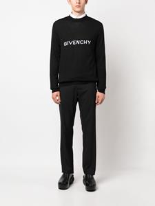 Givenchy Trui met geborduurd logo - Zwart