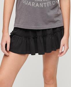 Superdry Vrouwen Gelaagde Jersey Minirok Zwart