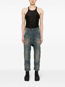 borisbidjansaberi Boris Bidjan Saberi Asymmetrische jeans met verlaagd kruis - Blauw