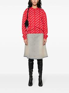 Balenciaga Denim mini-rok - Beige