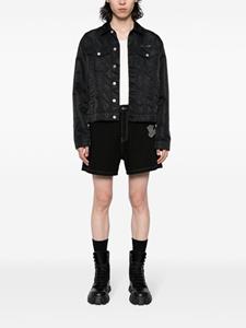 Off-White Shorts met logopatch - Zwart