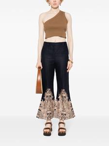 ZIMMERMANN High waist flared broek - Blauw
