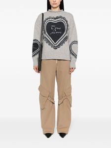 acnestudios Acne Studios Katoenen cargo broek - Beige