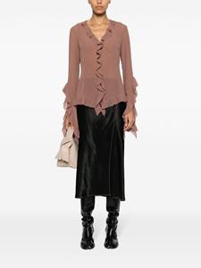 acnestudios Acne Studios Satijnen rok - Zwart