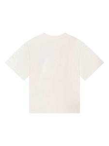 Kenzo Kids T-shirt met logoprint - Wit