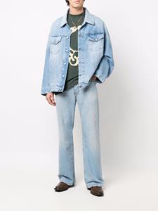 acnestudios Acne Studios Gerafelde jeans - Blauw