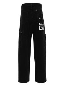 Givenchy Jeans met logoprint - Zwart
