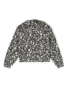 monclerenfant Moncler Enfant Jack met logoprint en capuchon - Beige
