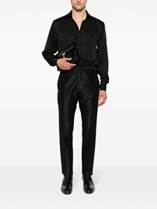 tomford TOM FORD Broek met toelopende pijpen - Zwart