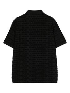 karllagerfeld Karl Lagerfeld Poloshirt met monogram - Zwart