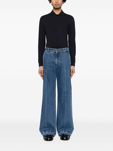 Gucci Poloshirt van katoenblend - Blauw
