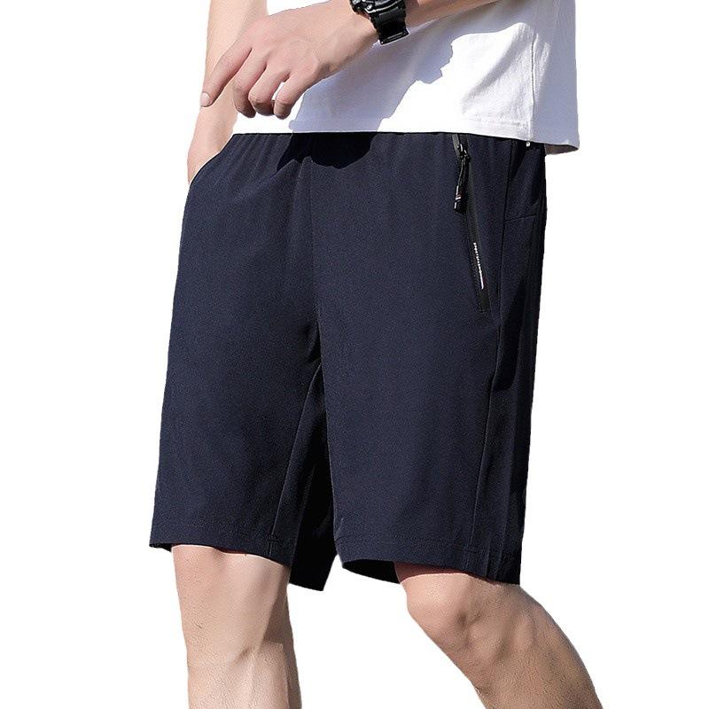 Jianchi.C Clothing Plus Size Summer Men's Quarter Shorts, Loose Casual Sports Pants, Lightweight and Cool Elastic Shorts