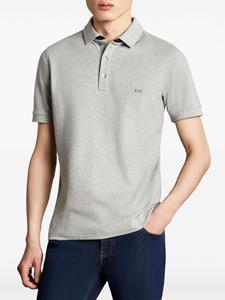Fay Poloshirt met geborduurd logo - Grijs