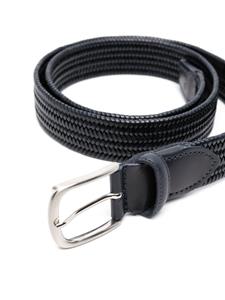 ERALDO interwoven leather belt - Blauw