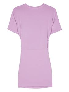 patriziapepe Patrizia Pepe Mini-jurk met logogesp - Paars