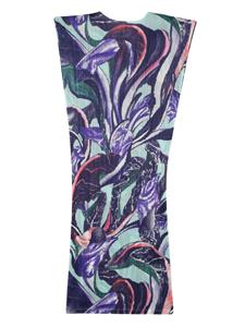 pleatspleaseisseymiyake Pleats Please Issey Miyake Plissé midi-jurk - Blauw