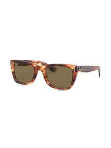 Ray-Ban Wayfarer zonnebril met schildpadschild design - Bruin