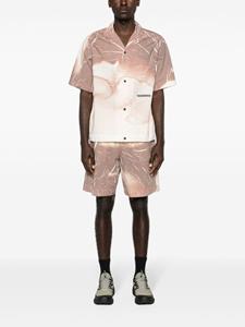 stoneisland Stone Island Broek met elastische taille en abstracte print - Beige