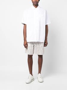 FENDI Shorts met abstracte print - Beige