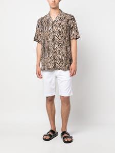 jacobcohën Jacob Cohën Bermuda shorts met logopatch - Wit