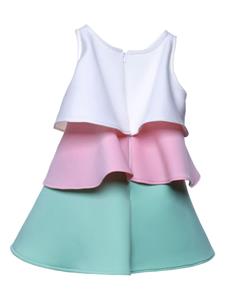 mimitutu Mimi Tutu Zoe gelaagde jurk - Wit