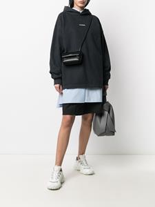 acnestudios Acne Studios Hoodie met logoprint - Zwart