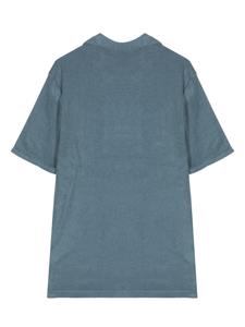 frescobolcarioca Frescobol Carioca Poloshirt van katoenblend - Blauw
