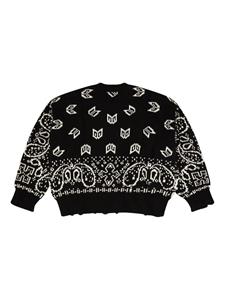 RHUDE Katoenen trui met print - Zwart