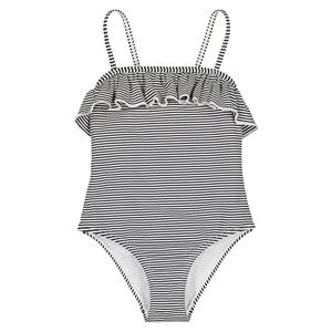 LA REDOUTE COLLECTIONS Gestreept badpak met volant