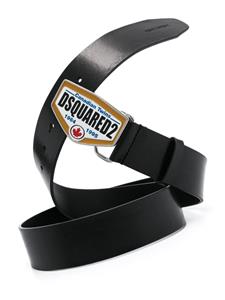 Dsquared2 Leren riem - Zwart