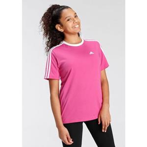 Los katoen T-shirt voor meisjes adidas 3-Stripes Essentials Boyfriend