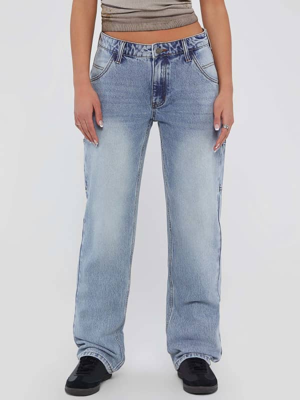 Guess Originals Relaxed Jeans Hoge Taille