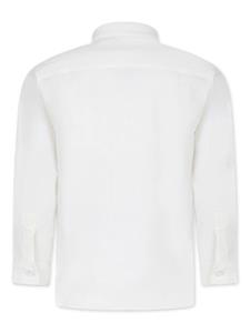 DONDUP KIDS collarless long-sleeve shirt - Wit