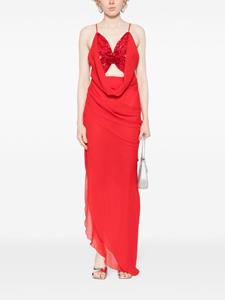 Blumarine Asymmetrische jurk - Rood