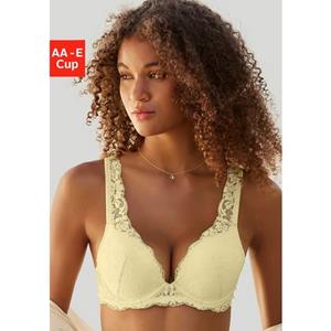 Lascana Push-up-bh rondom van prachtige, gebloemde kant, dessous